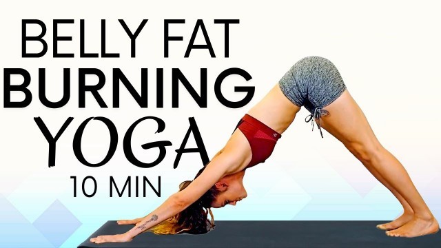 'Yoga Flow for Burning Belly Fat | Intermediate Flexibility & Weight Loss'