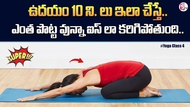 'Simple Yoga Exercises to Reduce Belly Fat | Yoga for Weight Loss 2023 | SumanTV Education'