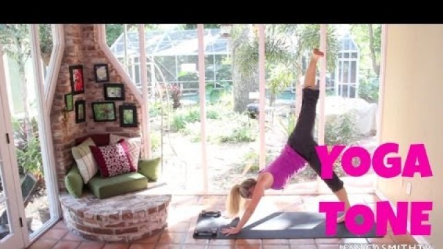 'Yoga For Weight Loss - 40 Minute Fat Burning Yoga Tone Workout'