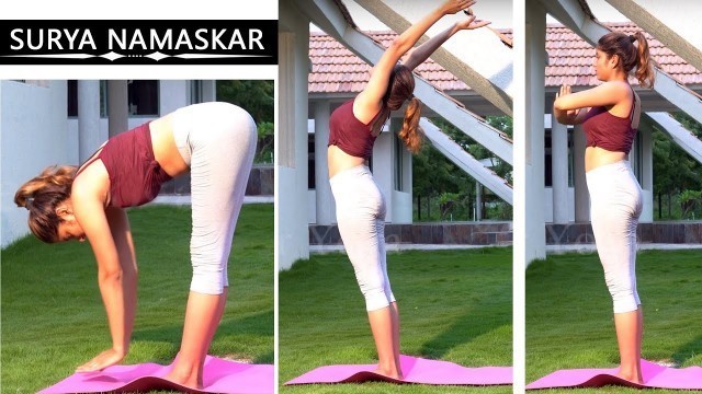 'Yoga Surya Namaskar For Weight Loss | Sun Salutations Yoga For Beginners | Power Yoga'