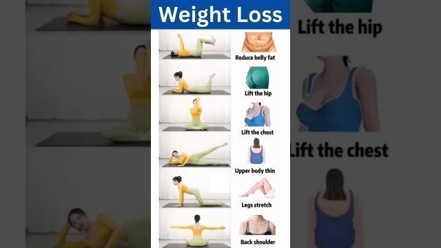 'Weight Loss Exercises | Yoga Exercises For Women #workout #weightloss'