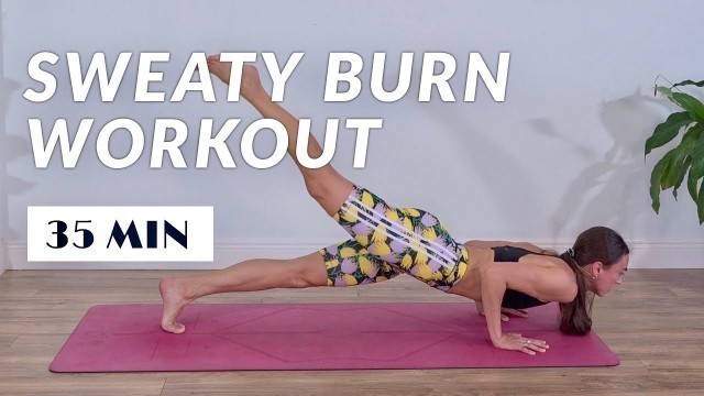 '35 Min Weight Loss HIIT Yoga - Very Sweaty Full Body Power Flow'