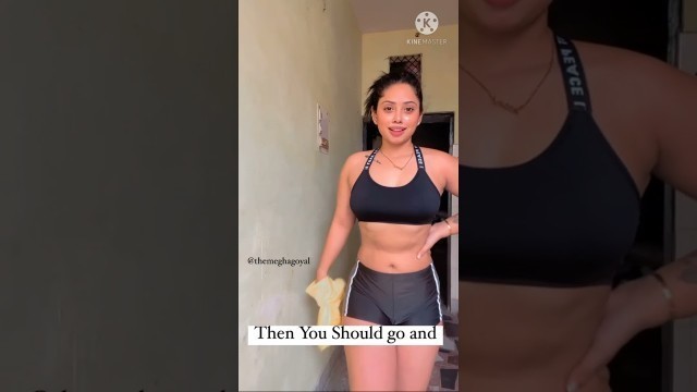 'instagram reels | female fitness model | megha Goyal | hot & sexy baby | ❤️ |'