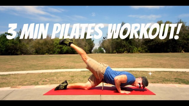 '3-minute Total Pilates Workout! Hot & Sexy w/ Sean Vigue Fitness'