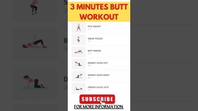 '3 Minutes BUTT Workout - Beginner\'s #shorts  #workout #ytshorts #exercise #fitness #youtubeshorts'