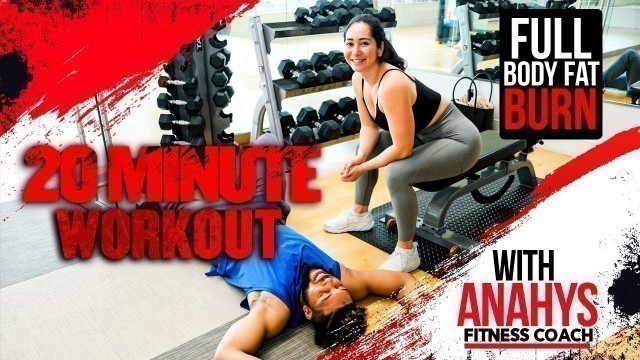 '20 MINUTE FAT BURN MORNING WORKOUT WITH @ANAHYS.FITNESS'