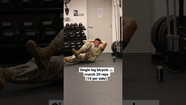 'Ab exercises to build strength Army combat fitness test #shorts'