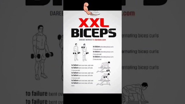 'big biceps workout in 3min.#fitness #workout #gym #shorts'