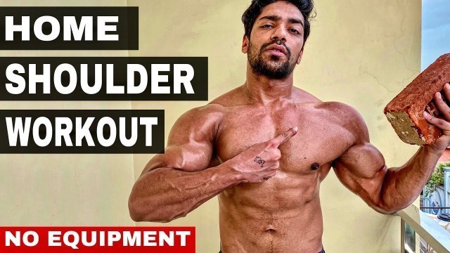 '5 min Home Shoulder Workout (No Gym) | Rohit Khatri Fitness'