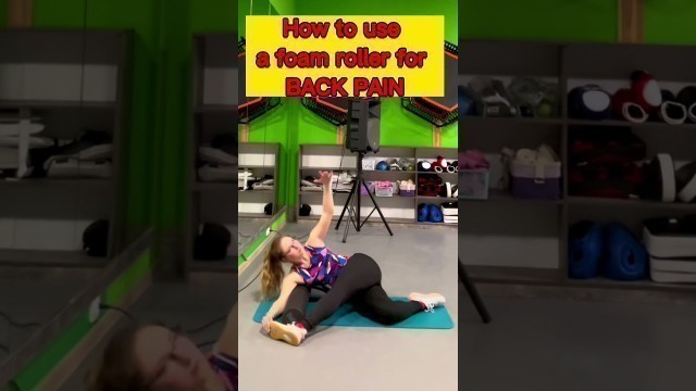 '3min Foam Roller Workout for your Back Health