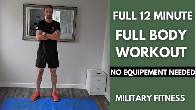 'Military Full Body Home Workout NO EQUIPMENT NEEDED | British Army Fitness'