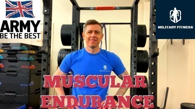 'British Army Fitness Prep | 40 Minute Muscular Endurance Workout'