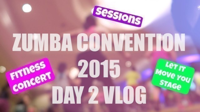 'Zumba Convention 2015 VLOG: Day 2 (Fitness Concert, Sessions, Let It Move You Stage) Orlando, FL'