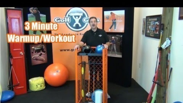 'Golf Fitness - GolfGym 3 Minute Workout Challenge Day 4'