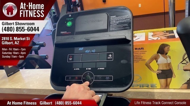 'Life Fitness Track Connect Console Product Review and Tutorial'