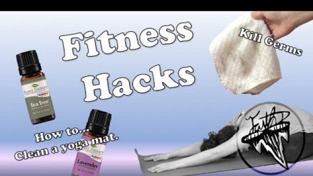 '5 Fitness Cleaning Hacks | How to clean a yoga mat'