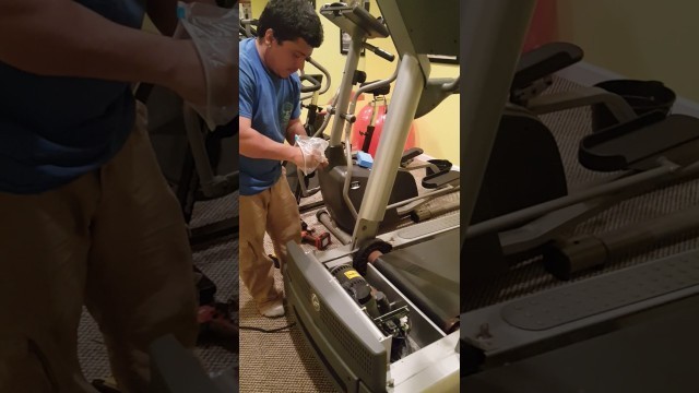 'How to install a life fitness treadmill by pro fitness movers'