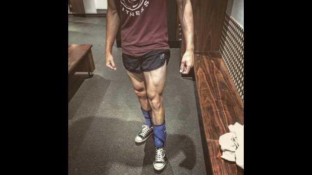 'Ethan Bird - Teen fitness model - Leg workout'