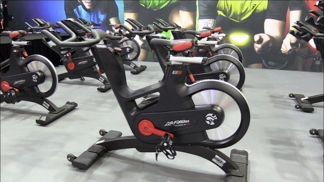 'Life Fitness - ICG IC7 indoor cycling bike demo and interview'