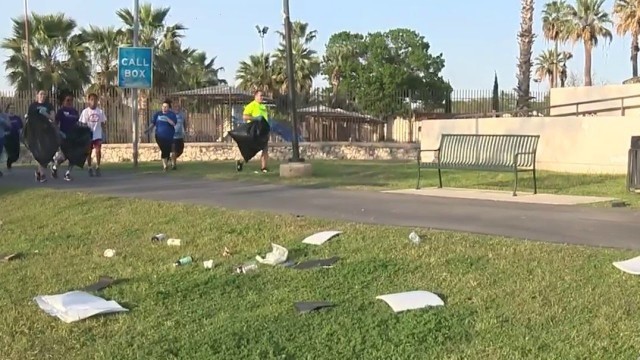 'Fitness, community service intersect in local initiative to keep parks clean'