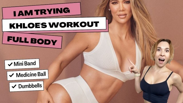 'Trying Khloé Kardashian Full Body at home Workout | Celeb Workouts'