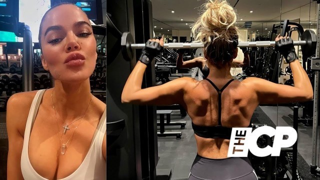 'Khloe Kardashian flaunts her fit physique as she enjoys morning workout at the gym'