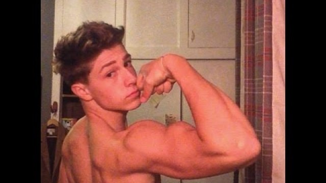 'Ethan Bird - Arm workout - Teen fitness model'