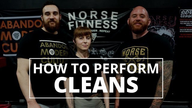 'How to Perform the Clean Exercise | Norse Fitness'