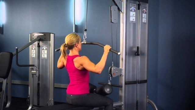 'Life Fitness Optima Series Lat Pulldown Low Row Instructions'