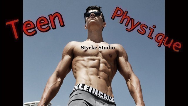 '18 Yr Old Teen Fitness Mens Physique Blake Synclair Styrke Studio'