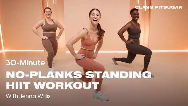 '30-Minute Standing HIIT Workout With Jenna Willis | POPSUGAR FITNESS'