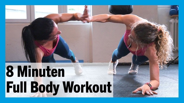 '8 Minuten Full Body Partnerworkout | ohne Geräte 