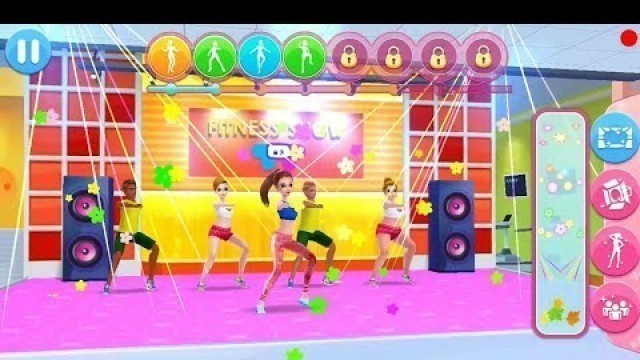 'Fitness girl dance play coco amazing play tab tales video games in educational channel by Ritashu'