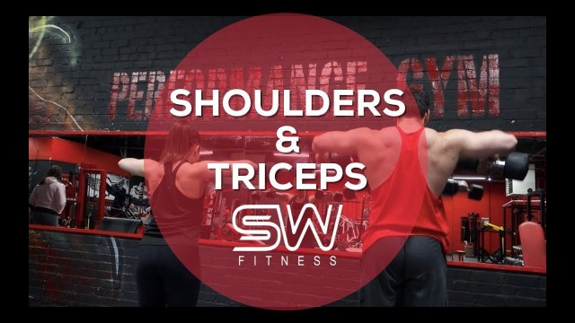 'Shoulders and Triceps Gym Workout | His & Hers'