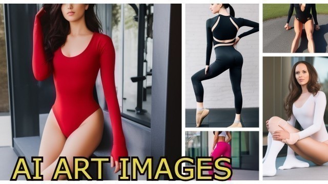 'Fitness Models Photoshoot | AI Art Beauties | Gym & Yoga Cosplay Lookbook | Stable Diffusion'