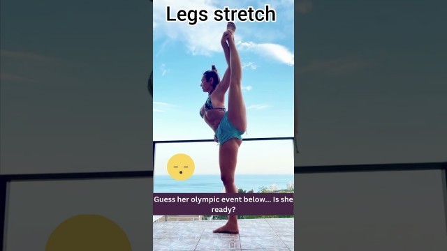 'Flexibility in Motion: Kharinamarina\'s Leg Stretches for a Spiritual Workout #shorts #goddess #yoga'