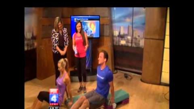 'Christina Larsona and His and Her Fitness on  WDAF (8 29 14)'