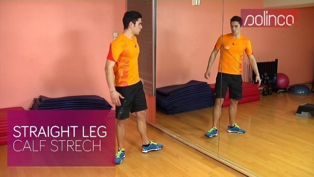 'Straight leg calf strech - SOLINCA FITNESS CHANNEL'