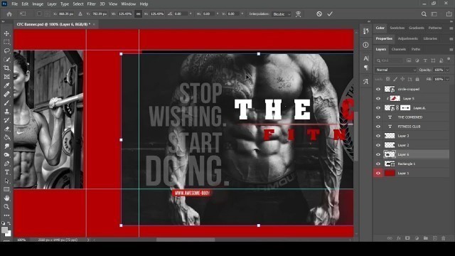 'The Combined Fitness Club | Banner Speed Art | By Pointcrate'