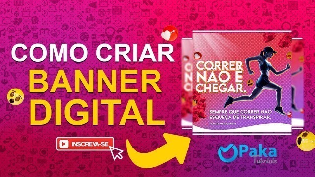 'Aula Criando Banner Digital – Color Fitness usando o Photoshop'