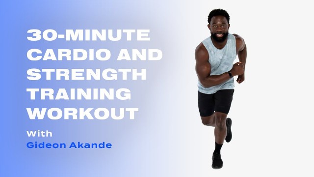 '30-Minute Mindful Cardio Workout with Strength Training and Cooldown'