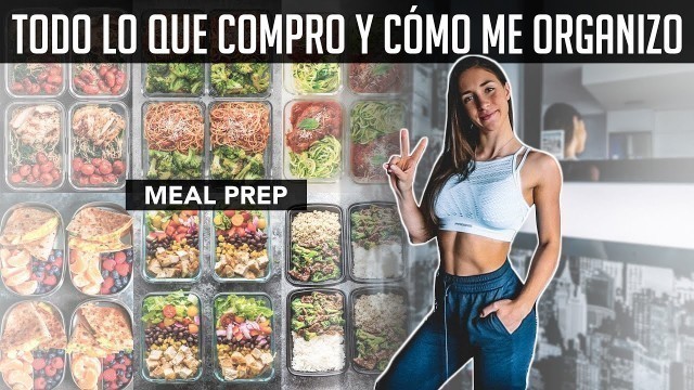 'MI COMPRA SALUDABLE + MEAL PREP | Cocina un día para comer toda la semana'