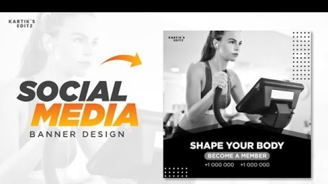 'Design Fast Fitness Poster / Banner in Pixellab | Pixellab #shorts in Hindi'