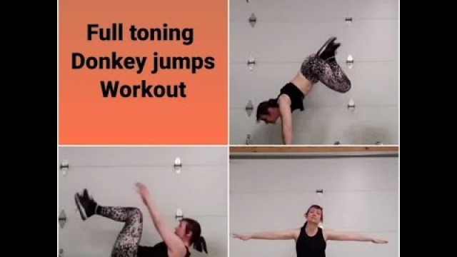 'in home full toning donkey jumps workout share the positive november'