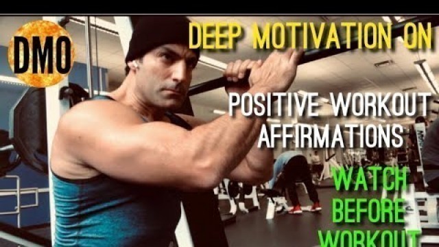 'POSITIVE AFFIRMATIONS • FITNESS AND WORKOUT MOTIVATION • DEEP MOTIVATION ON'