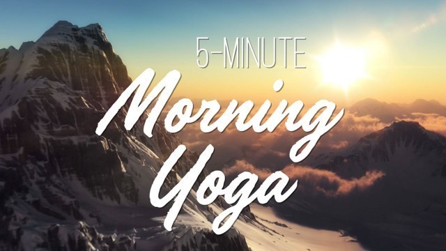 '5-Minute Morning Yoga - Yoga With Adriene'