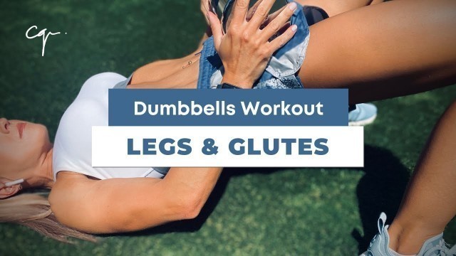 'DUMBBELL LEGS AND GLUTES WORKOUT | 14 Minutes Follow Along Fitness Channel'