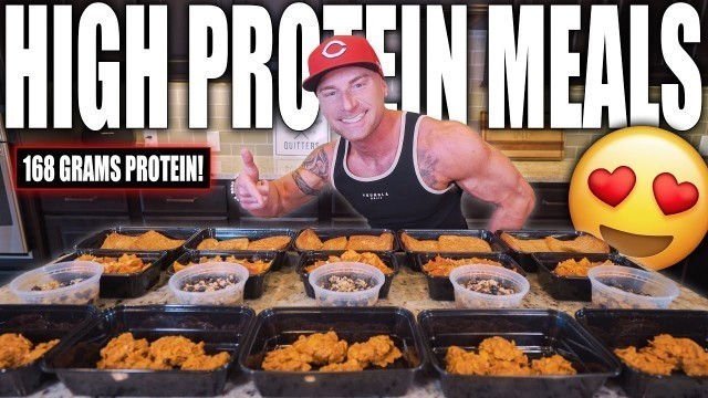 'WEIGHT LOSS MEAL PREP FOR MEN | Easy & Fun High Protein Meals For The Week'