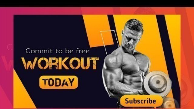 '#editizpro #banner Professional workout banner using Pixellab || editiz pro'