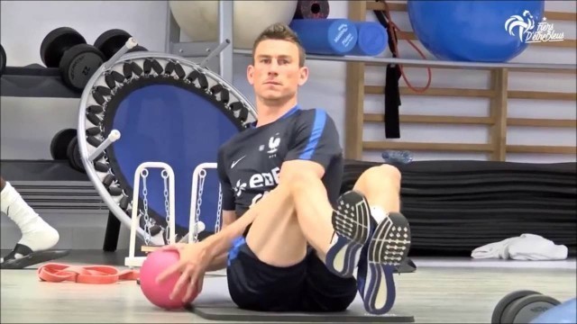 'French National Soccer Team Gym Workout'